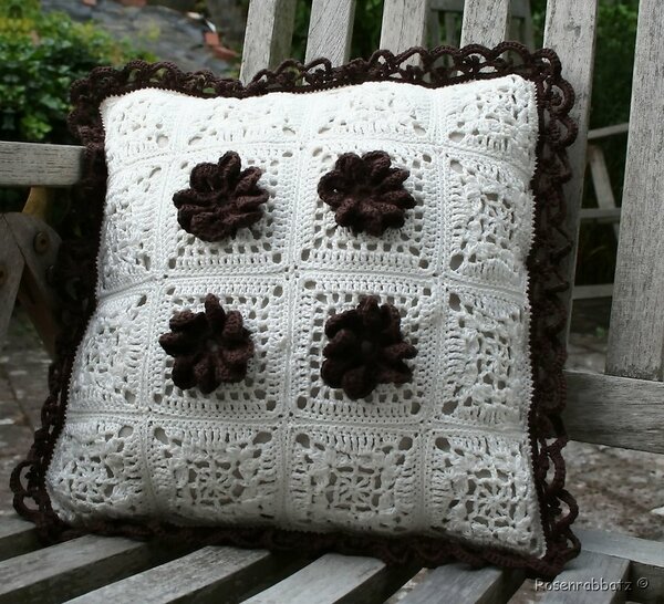 Kissen aus Granny Squares