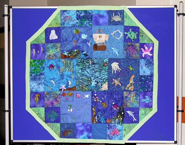 Wasserquilt als Schulprojekt