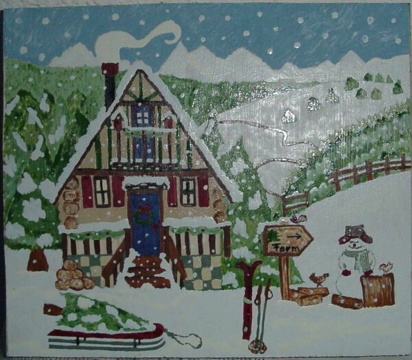 Winter Wandbild