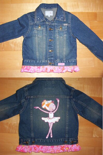 Jeans-Jacke für kleine Ballerinas