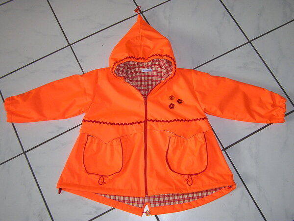 Ottobre-Jacke in Müllmann orange