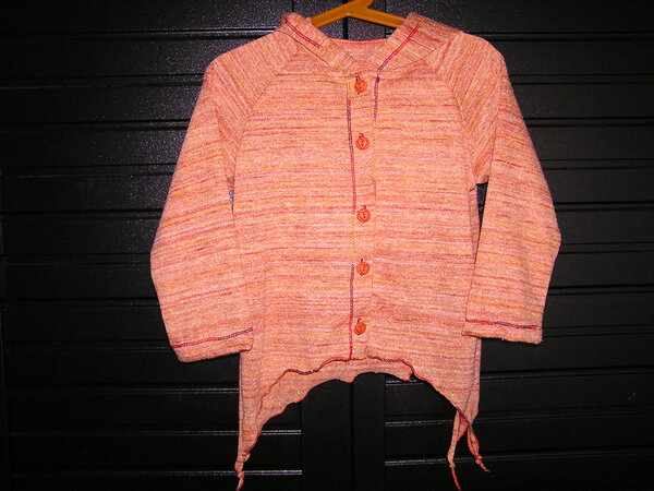 Zipfel-Strickjacke