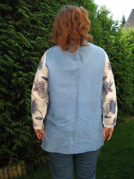 Indische Bluse von hinten