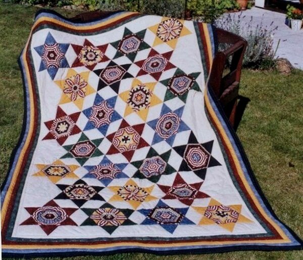Stars and Stripes, Quilt, Patchwork, Spiegelmambo