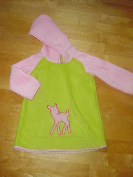 Schnitt aus der Ottobre mit Fleece von Stenzo für meine Tochter