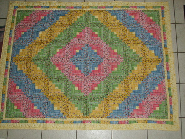 großer Quilt Log-Cabin
150 x 180 m