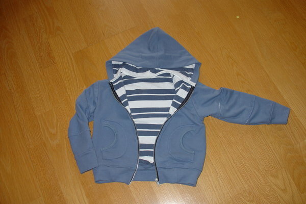 Eine gefütterte Sweatjacke für meinen Sohn