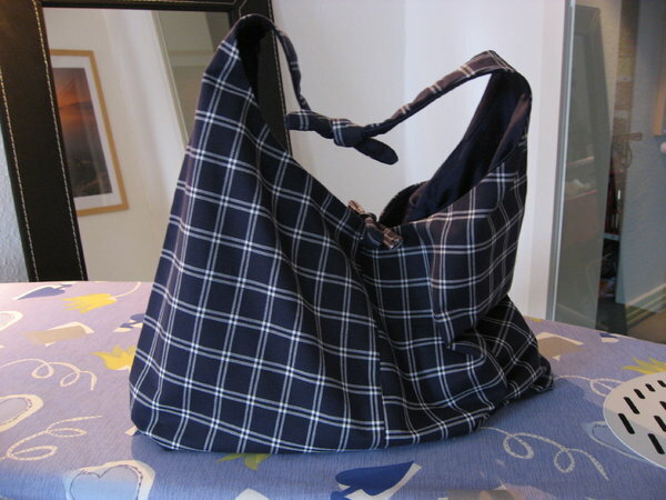 meine erste selbstgenähte Tasche