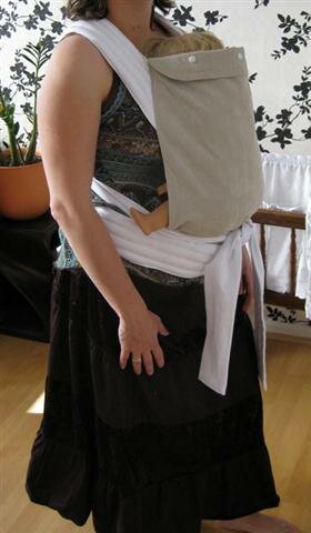 Mei Tai gebunden