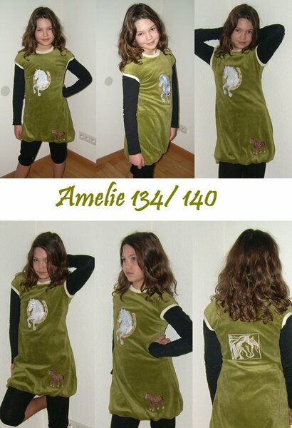 Amelie 134/140 angezogen