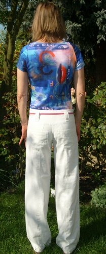 Fischerhose von hinten