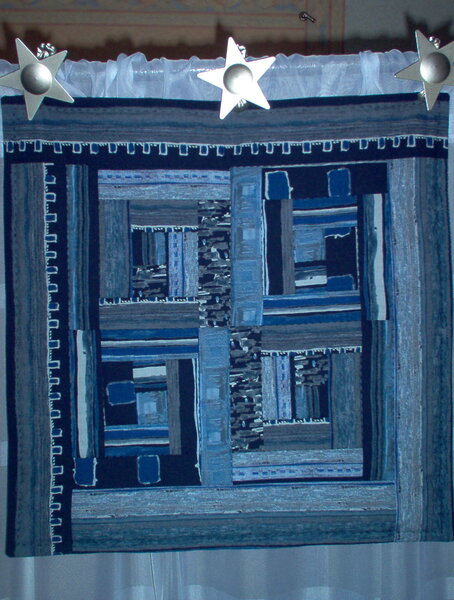 mein 1. log cabin-versuch