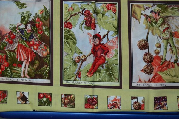 13) PW- Panel Naturelfen, M.Miller, insgesamt 12 Elfen drauf,
 60 x 112