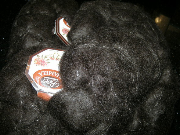 4 c 50 gr. Mohair braun