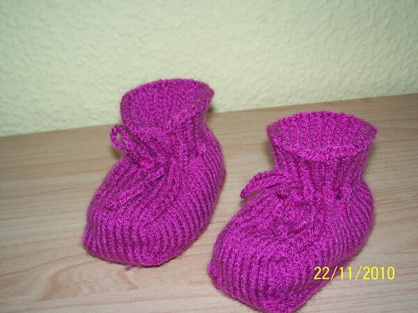 Babyschuhe pink