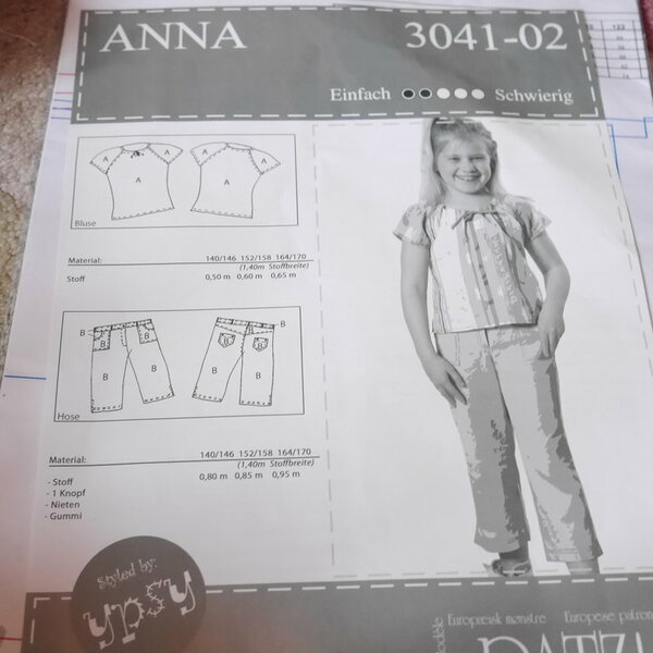 Schnittmuster Anna