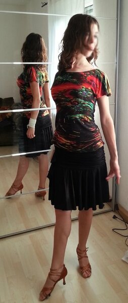 Jerseyrock und Shirt