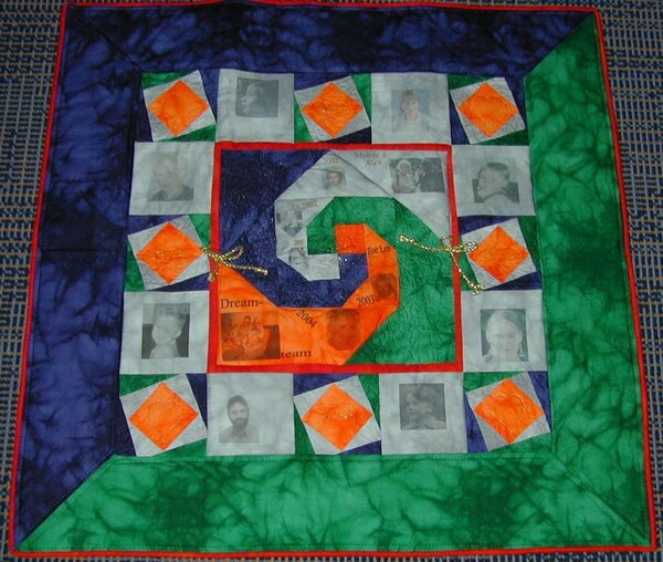 Bernina-Wettbewerb 2004 - Quilt "Familienglück"