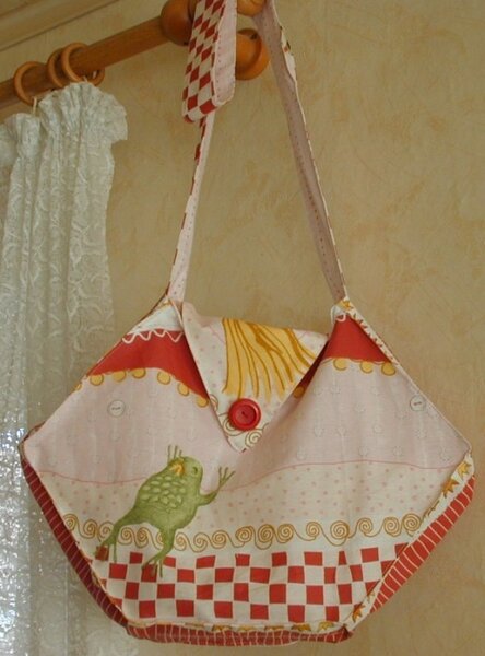 Sechseck-Tasche Vorderseite