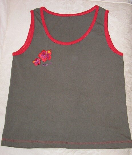 Tank-Top mit Stickerei