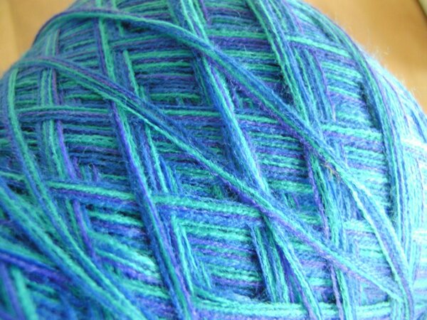 lila, blau und türkis nur Polyacryl