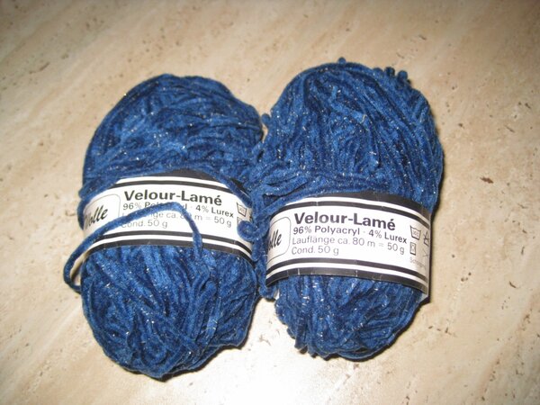 Velour-Lamé 2x 50g