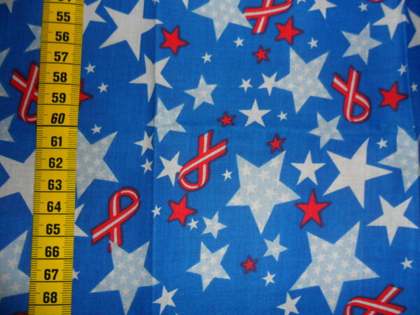Stoff 96:
PW fabric quarters Sterne
neu
43 x 46 => 0,20 m²
Tauschfaktor 150 % => 0,30 m²