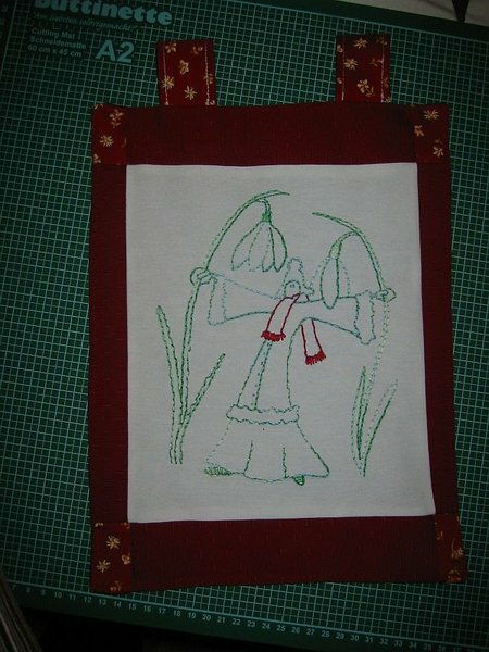 Wandbehang "Schneeglöckchen"