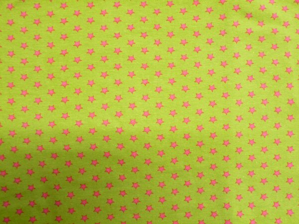 grüner Jersey mit pinken Sternen
90x75cm
plus Rest