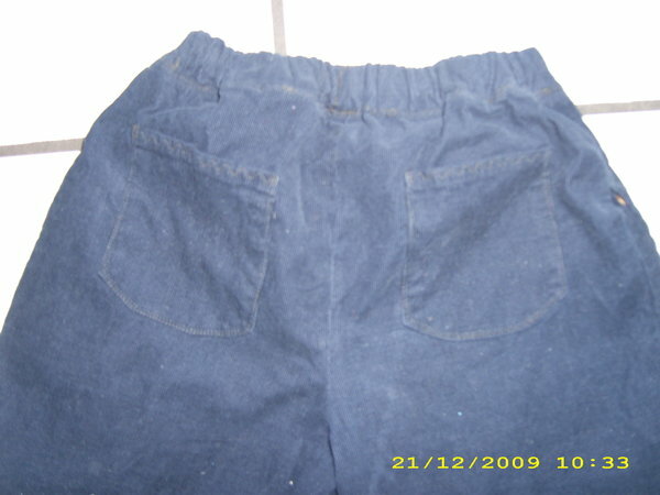 Hose 1 hinten , mit Gesäßtaschen