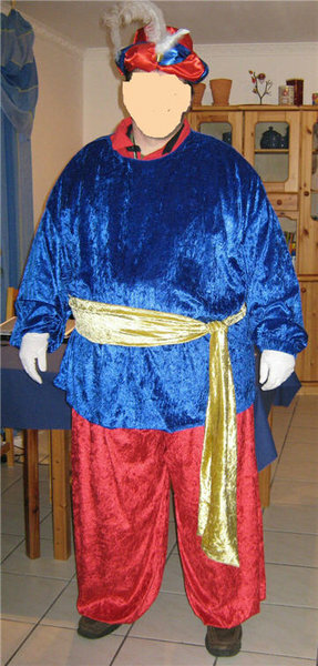 Kostüm "Mohr" für meinen Mann, Karneval 2009