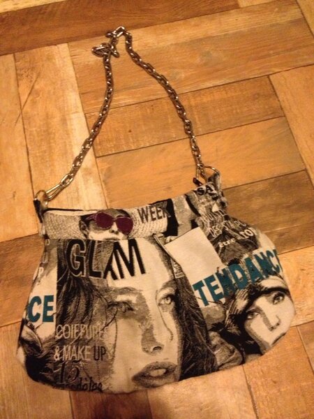 meine allererste Tasche! Schnittmuster selbst gemacht...