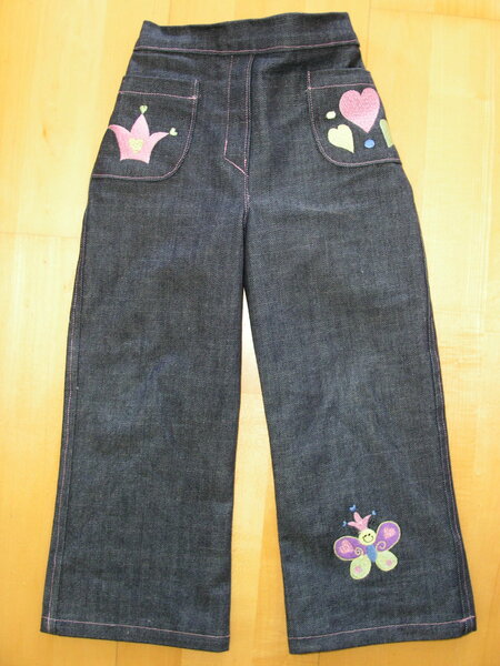 bestickte Jeans