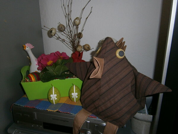 Kantenhocker Huhn