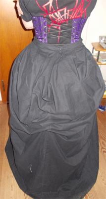 draped an rück