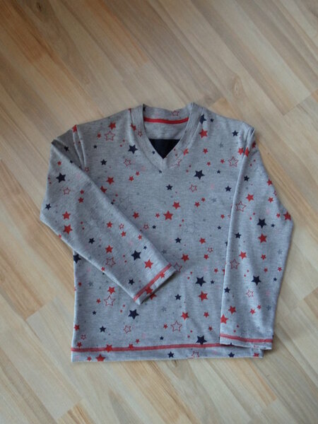 Langarmshirt aus einer Ottobre, Gr. 104/116