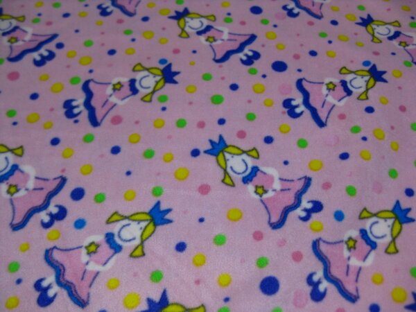 Fleece Prinzessin  115cm x 150cm +  Anhang
1,72m²