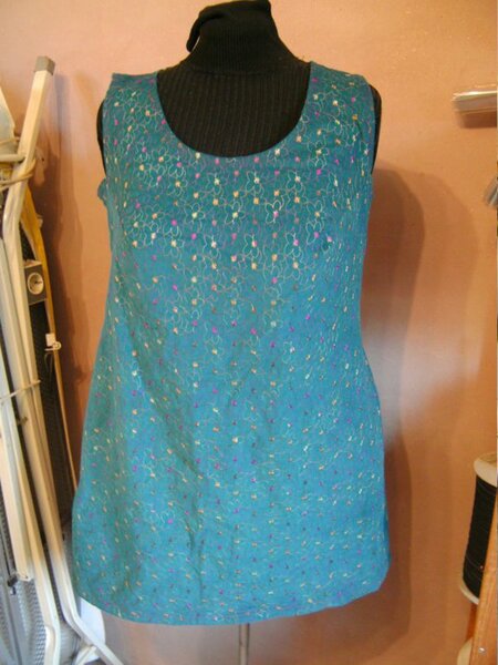 Kleid/Tunika nach Schnitt Norderney

Brustabnäher und Nahttaschen eingefügt