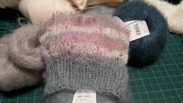 Jacke MohairSeide, Strickmuster aus The Knitter
