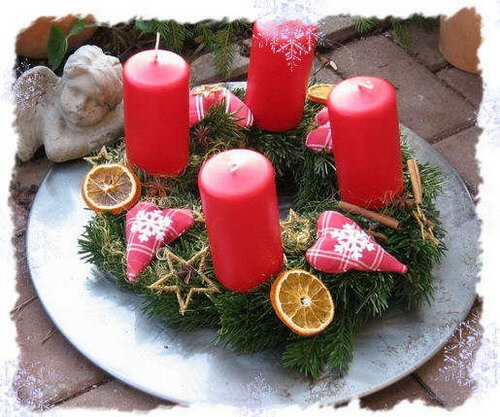Unser Adventskranz