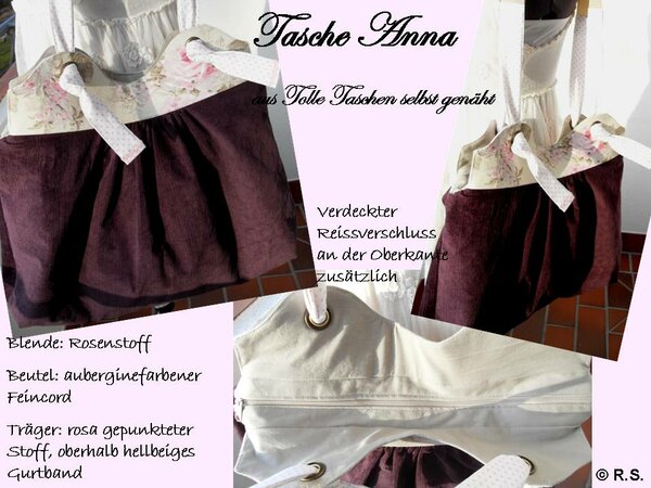 Anna aus Tolle Taschen selbst genäht