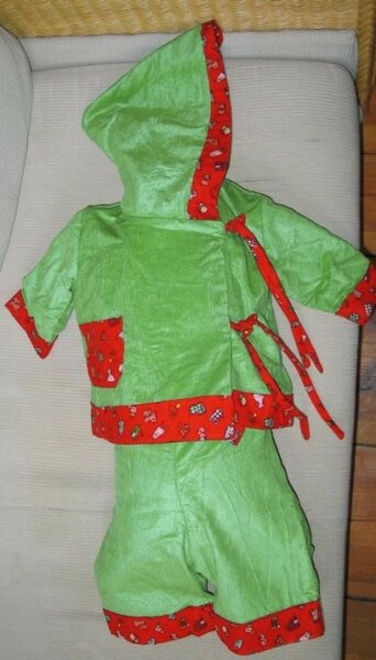 Weihnachtsanzug für Neffe Niklas
