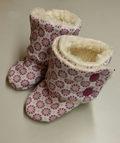 Babyschuh Schneeflöckchen