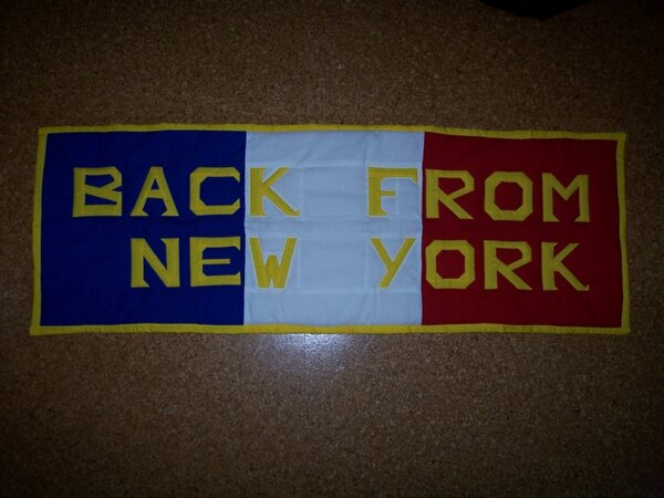 Wandbehang Back from New York
