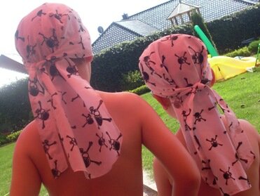 Bandanas von hinten