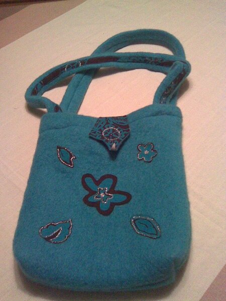 Tasche zum Türkisen Zweiteiler