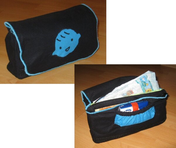 Mini-Wickeltasche
