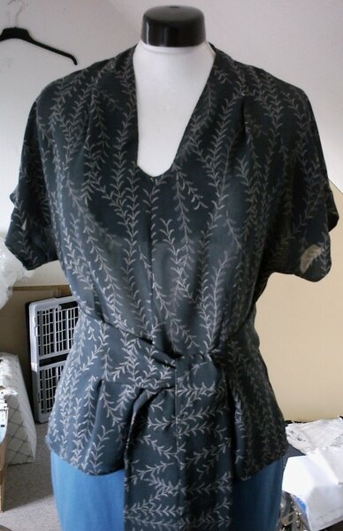 Die Bluse nach Simplicity 4047 ist fertig