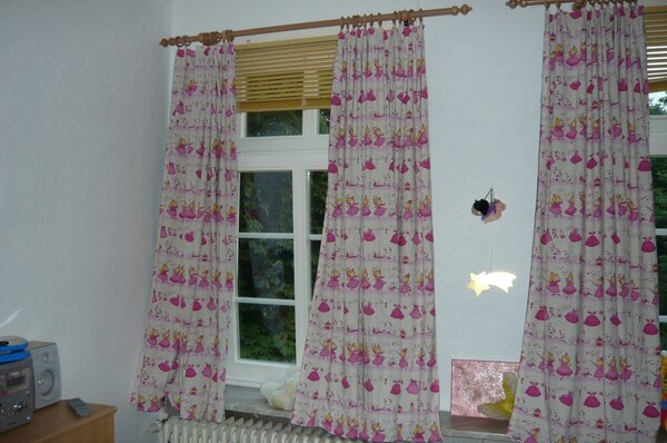 Gardinen für das Zimmer meiner kleinen Prinzessin