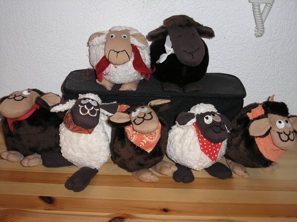 Kugelschäfchenherde